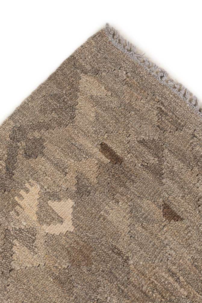 5' 2 x 6' 9 Hand Woven Kilim Maymana Wool Rug