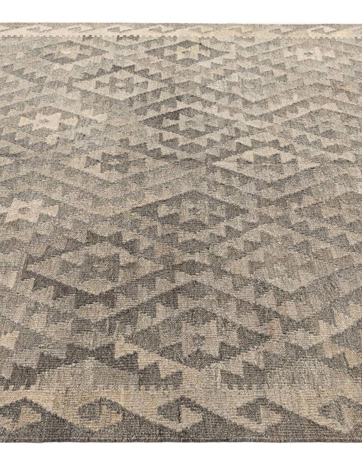 Detail image of 5' 4 x 6' 7  Hand Woven Kilim Maymana Wool Rug