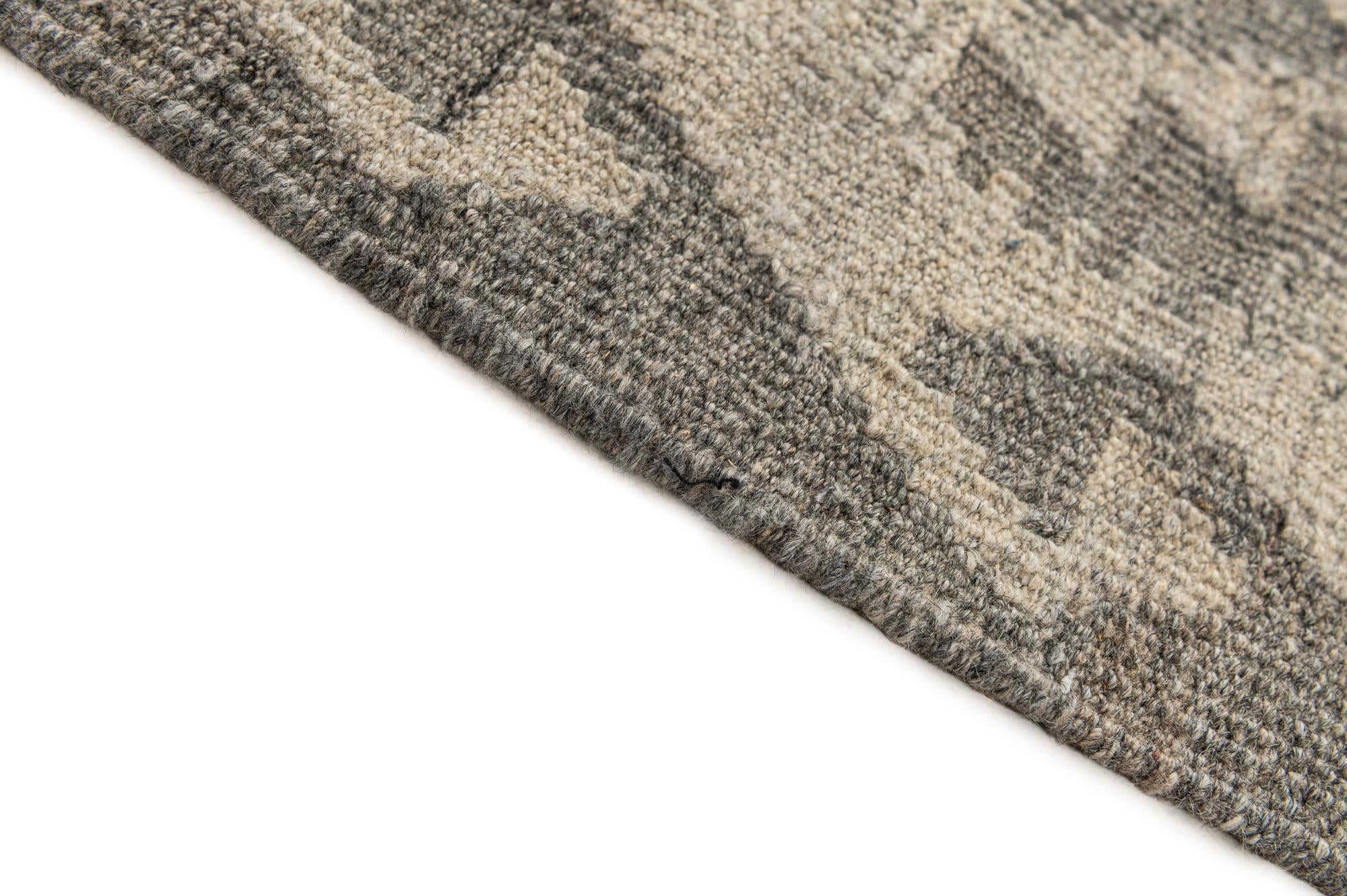 5' 4 x 6' 7 Hand Woven Kilim Maymana Wool Rug