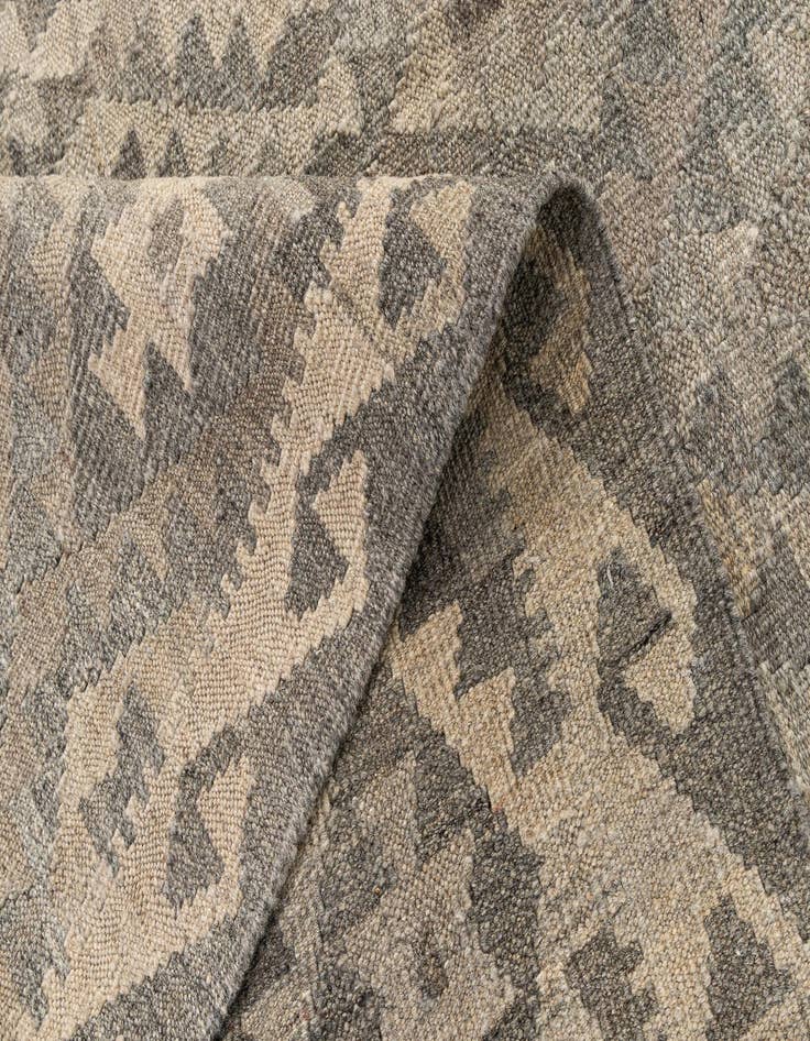 Detail image of 5' 4 x 6' 7  Hand Woven Kilim Maymana Wool Rug