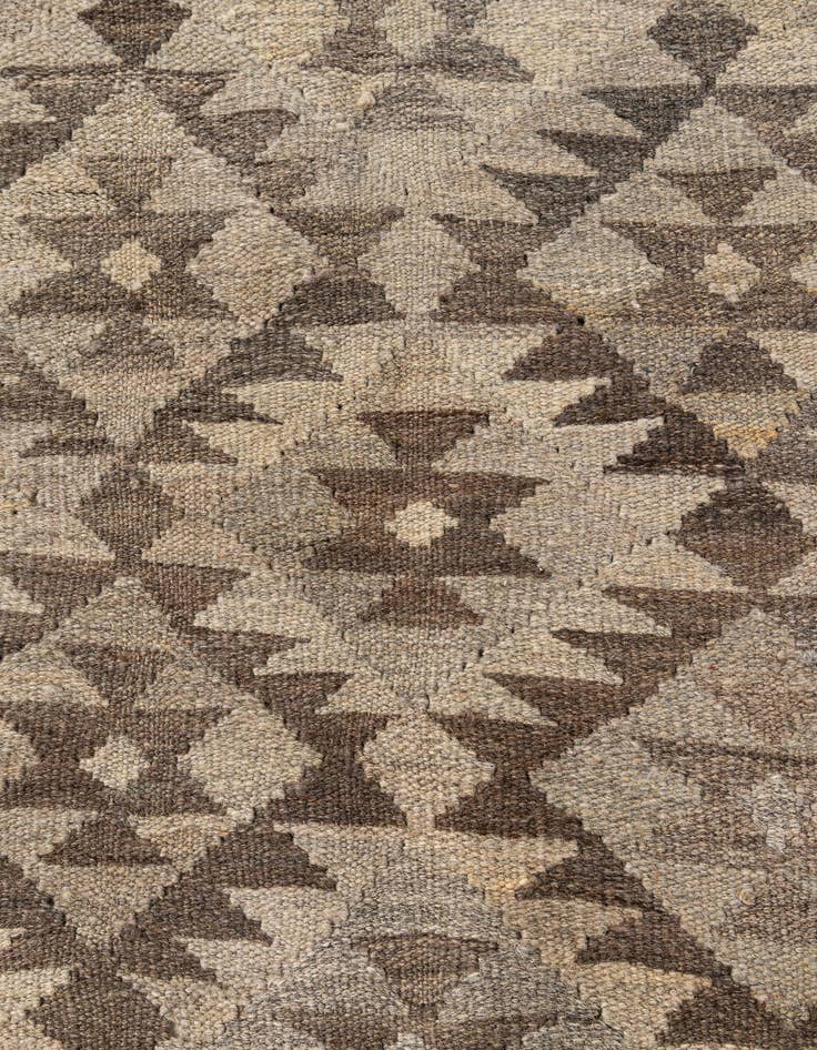 Detail image of 5' 2 x 6' 6  Hand Woven Kilim Maymana Wool Rug