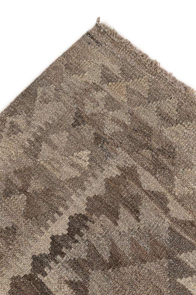 5' 2 x 6' 6 Hand Woven Kilim Maymana Wool Rug
