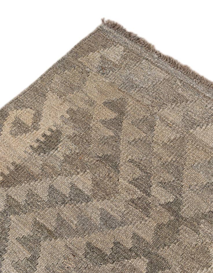 Detail image of 5' 3 x 6' 7  Hand Woven Kilim Maymana Wool Rug