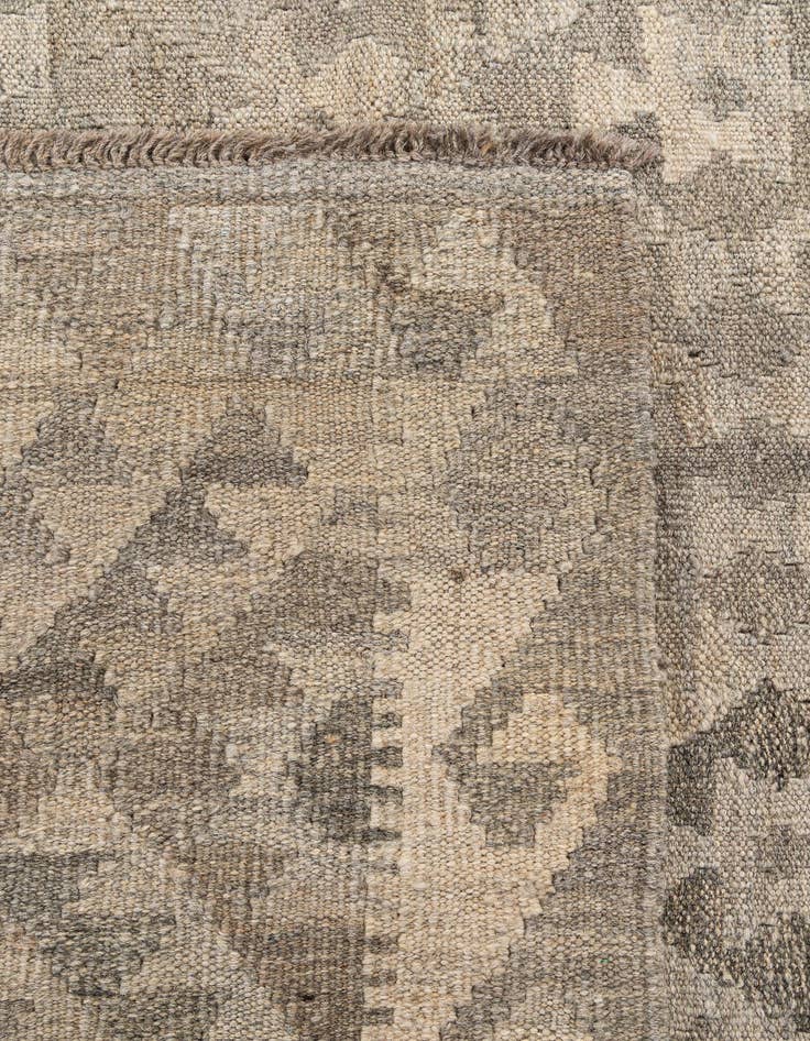 Detail image of 5' 3 x 6' 7  Hand Woven Kilim Maymana Wool Rug