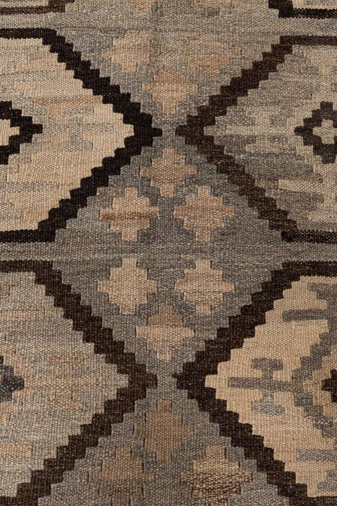 5' x 6' 7 Hand Woven Kilim Maymana Wool Rug