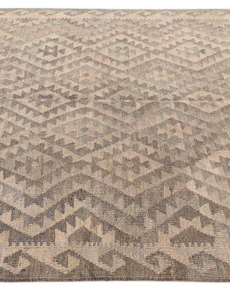 Detail image of 5' 3 x 6' 7  Hand Woven Kilim Maymana Wool Rug