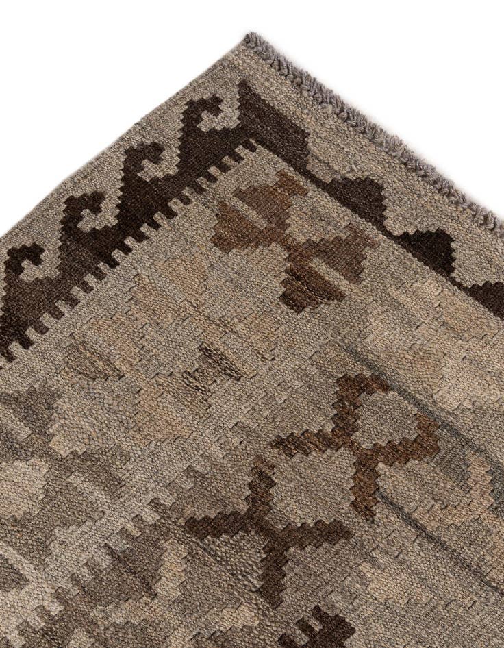 Detail image of 5' 4 x 6' 5  Hand Woven Kilim Maymana Wool Rug