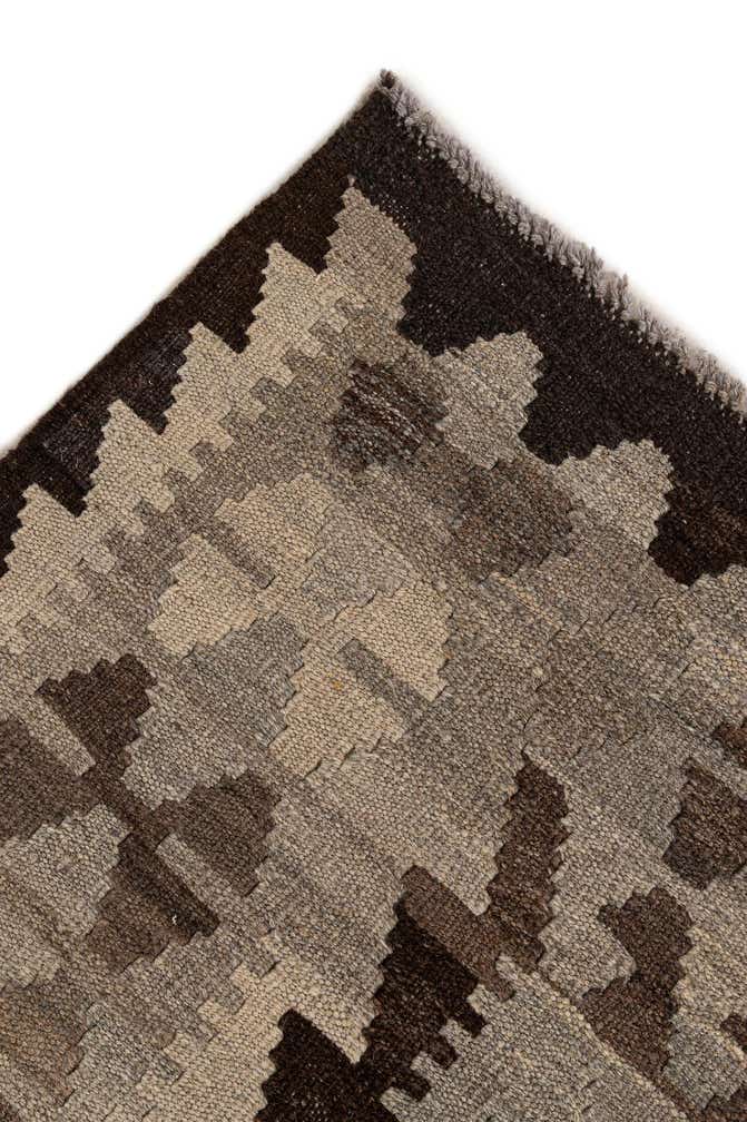 5' 3 x 6' 6 Hand Woven Kilim Maymana Wool Rug