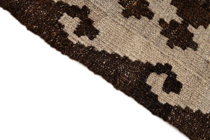 Detail image of 5' 4 x 6' 10 Hand Woven Kilim Maymana Wool Rug