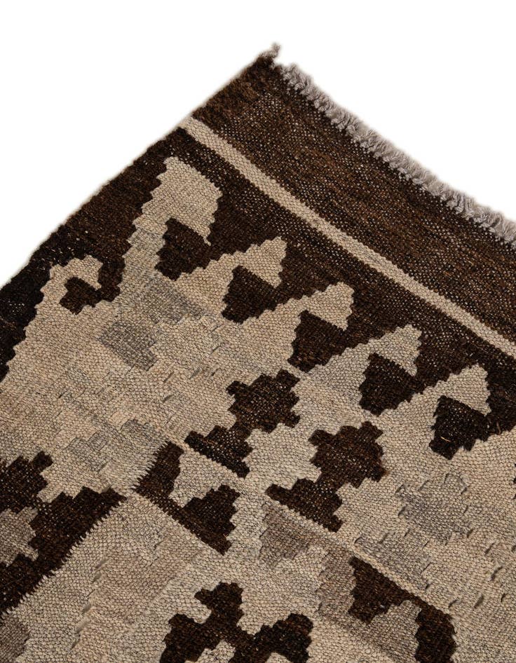 Detail image of 5' 4 x 6' 10  Hand Woven Kilim Maymana Wool Rug