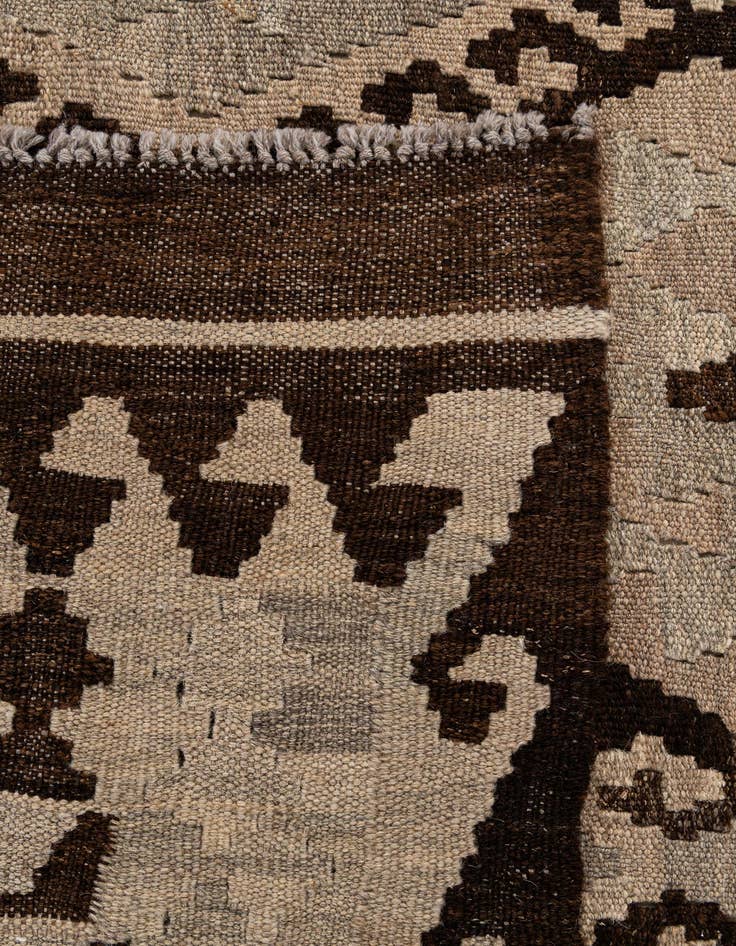 Detail image of 5' 4 x 6' 10  Hand Woven Kilim Maymana Wool Rug