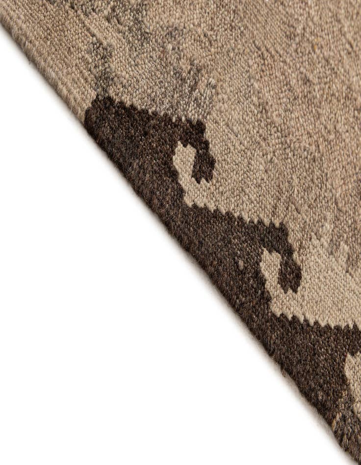 Detail image of 5' 2 x 6' 9  Hand Woven Kilim Maymana Wool Rug