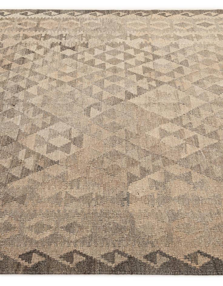 Detail image of 5' 2 x 7' 4  Hand Woven Kilim Maymana Wool Rug