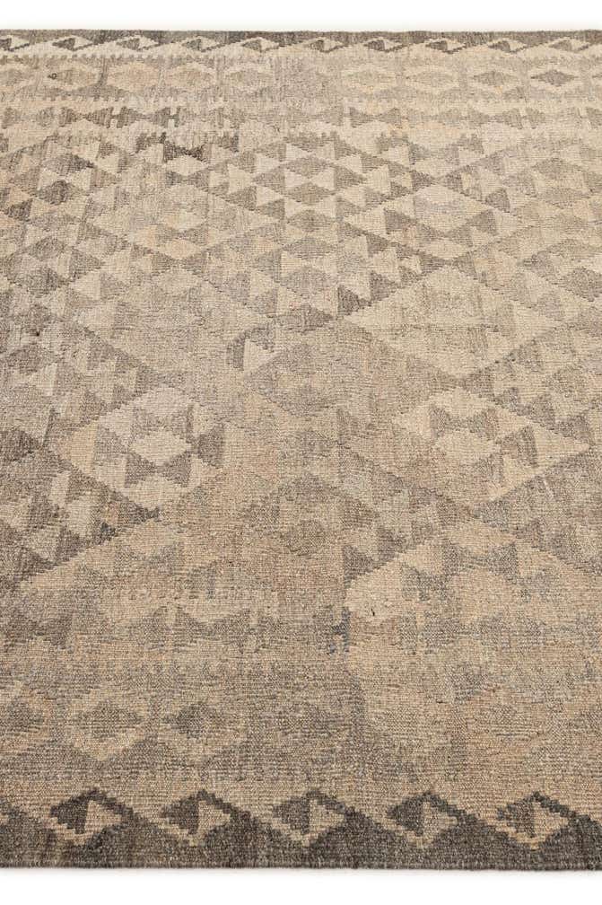 5' 2 x 7' 4 Hand Woven Kilim Maymana Wool Rug