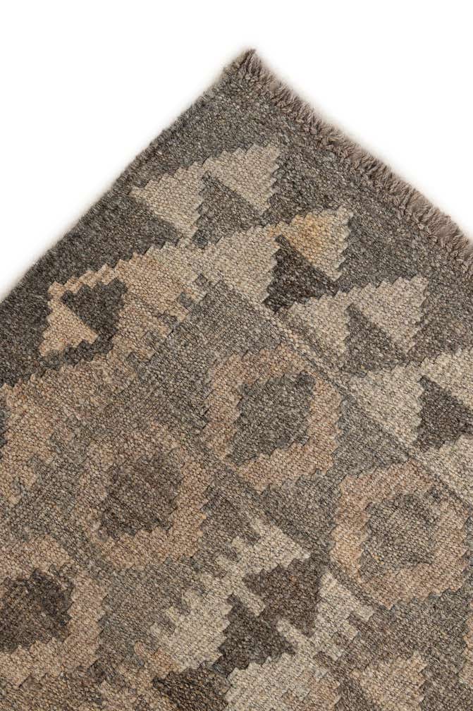 5' 2 x 7' 4 Hand Woven Kilim Maymana Wool Rug