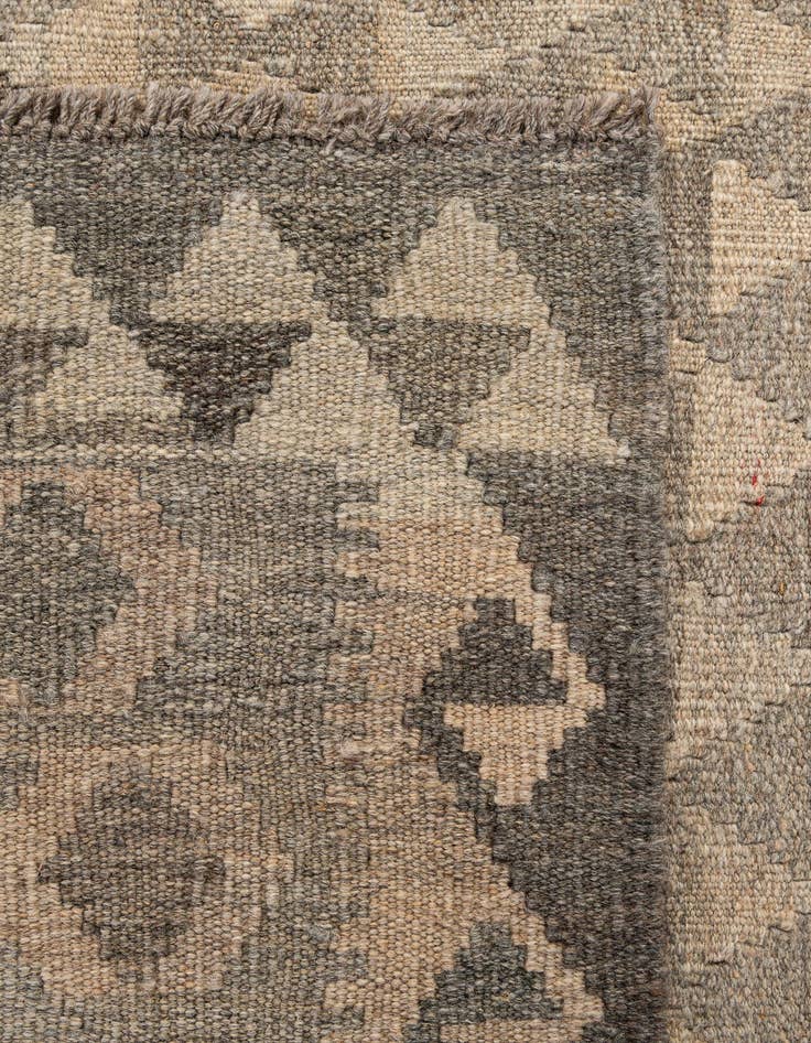 Detail image of 5' 2 x 7' 4  Hand Woven Kilim Maymana Wool Rug