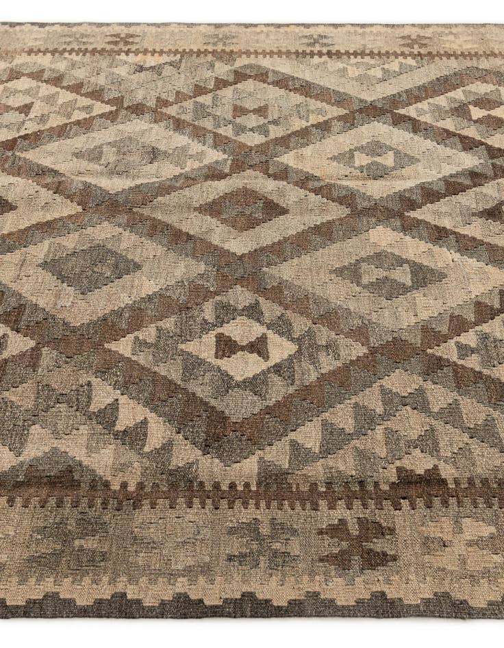 Detail image of 5' 3 x 8' 1  Hand Woven Kilim Maymana Wool Rug