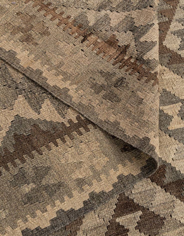 Detail image of 5' 3 x 8' 1  Hand Woven Kilim Maymana Wool Rug