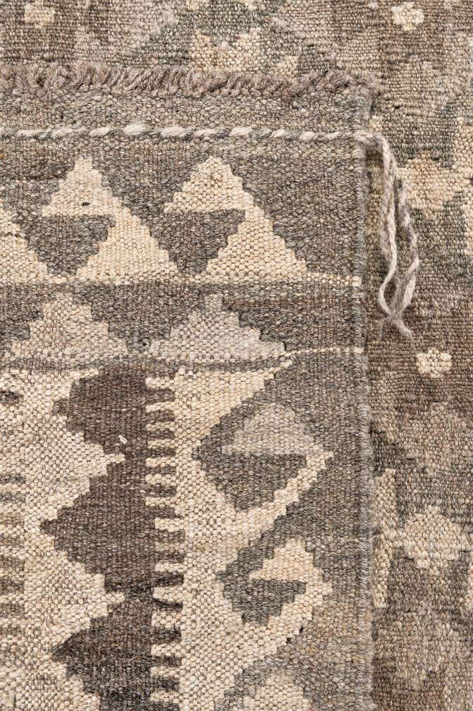 5' 3 x 8' Hand Woven Kilim Maymana Wool Rug