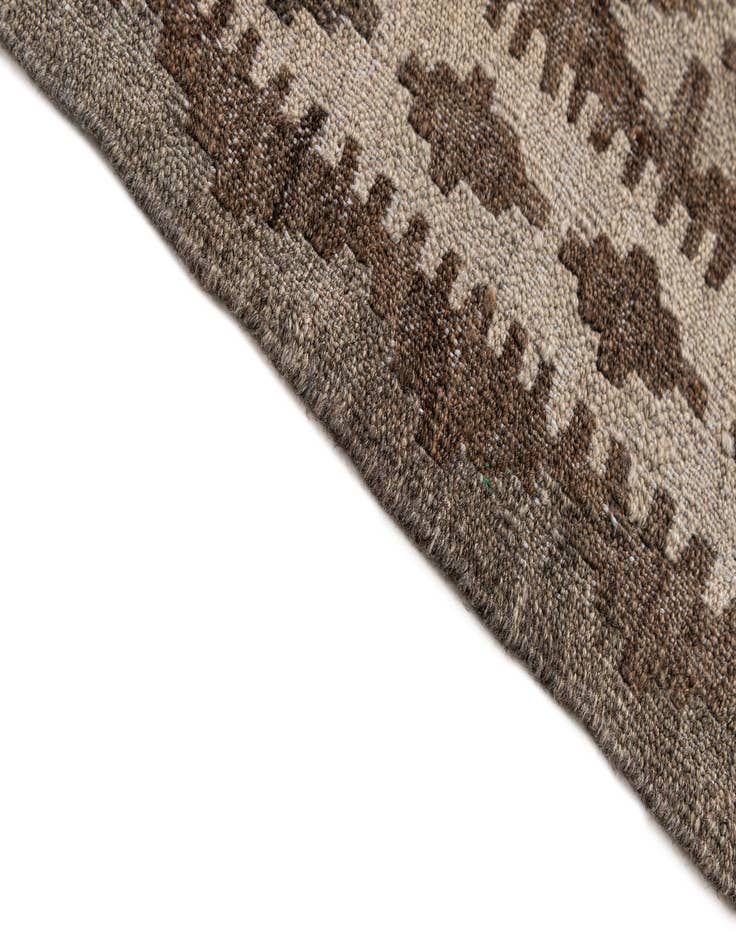 Detail image of 5' 4 x 8'  Hand Woven Kilim Maymana Wool Rug