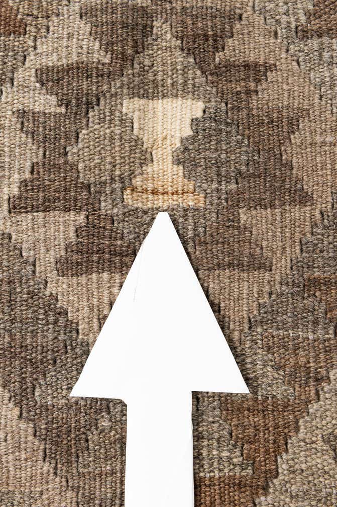 5' 4 x 8' Hand Woven Kilim Maymana Wool Rug