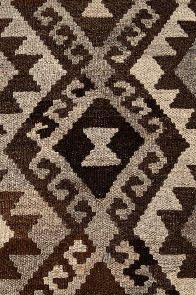 5' 5 x 6' 6 Hand Woven Kilim Maymana Wool Rug