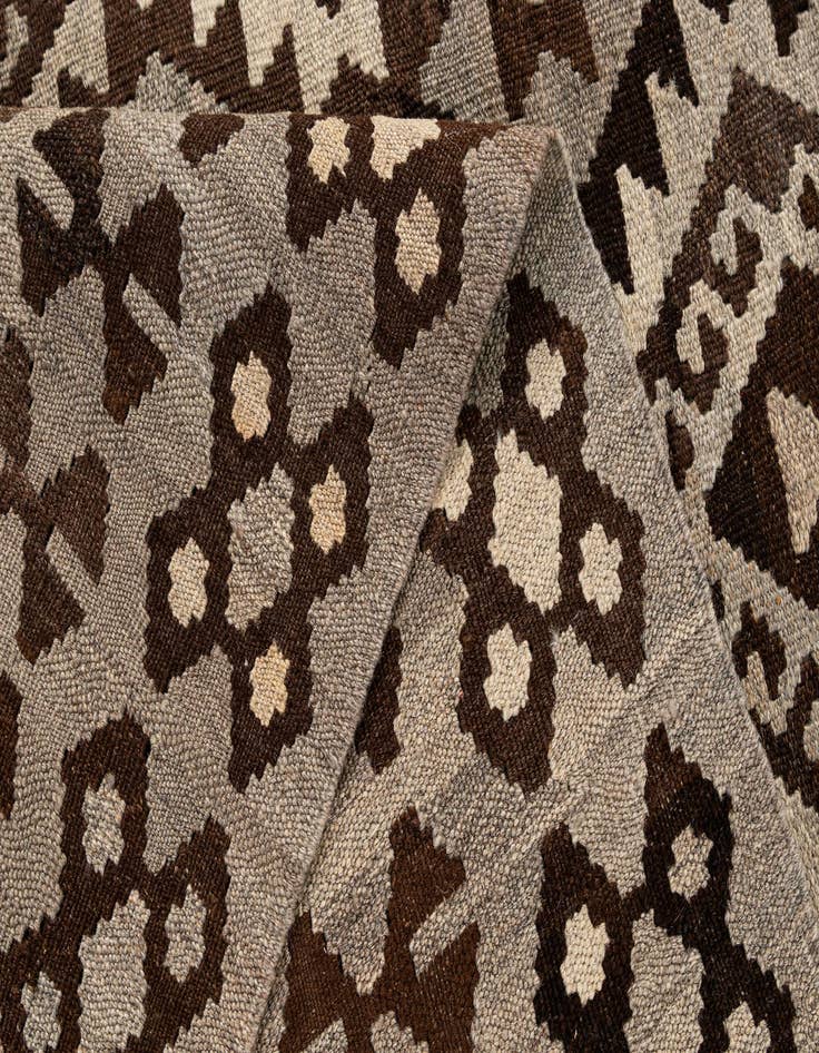 Detail image of 5' 5 x 6' 6  Hand Woven Kilim Maymana Wool Rug