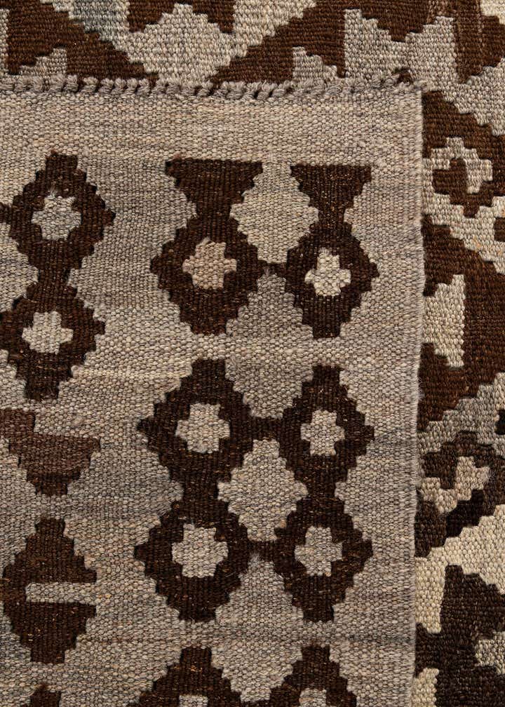 5' 5 x 6' 6 Hand Woven Kilim Maymana Wool Rug