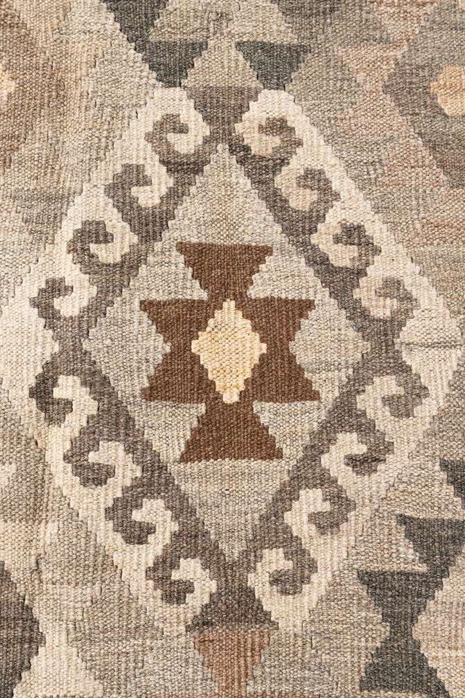 5' 8 x 7' 8 Hand Woven Kilim Maymana Wool Rug