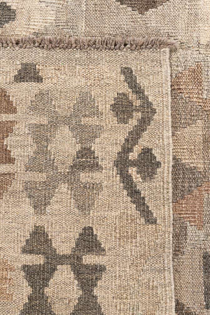 5' 8 x 7' 8 Hand Woven Kilim Maymana Wool Rug