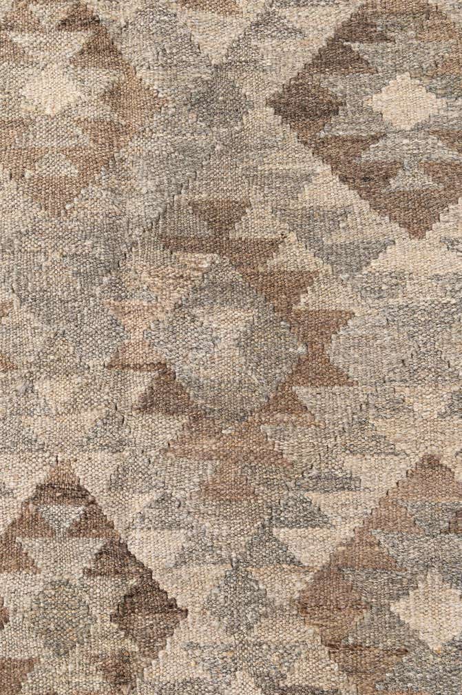 5' 7 x 7' 8 Hand Woven Kilim Maymana Wool Rug