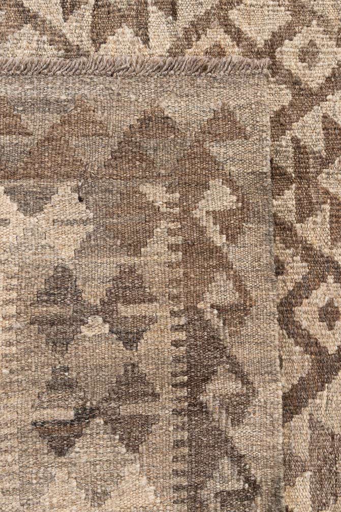 5' 10 x 7' 6 Hand Woven Kilim Maymana Wool Rug