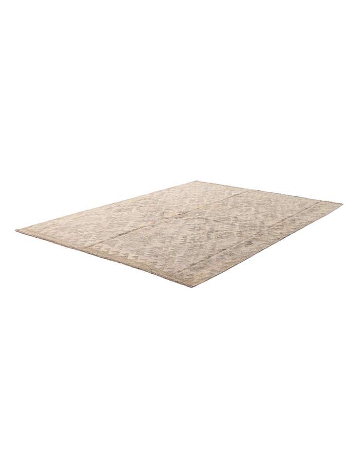 5' 9 x 7' 8 Hand Woven Kilim Maymana Wool Rug