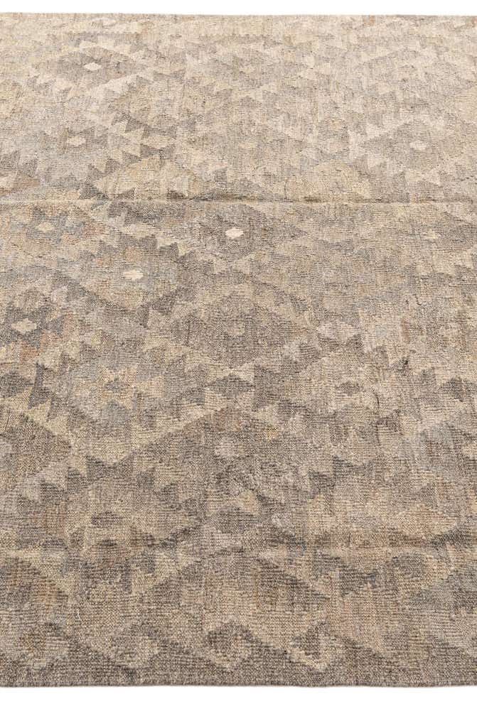 5' 9 x 7' 8 Hand Woven Kilim Maymana Wool Rug