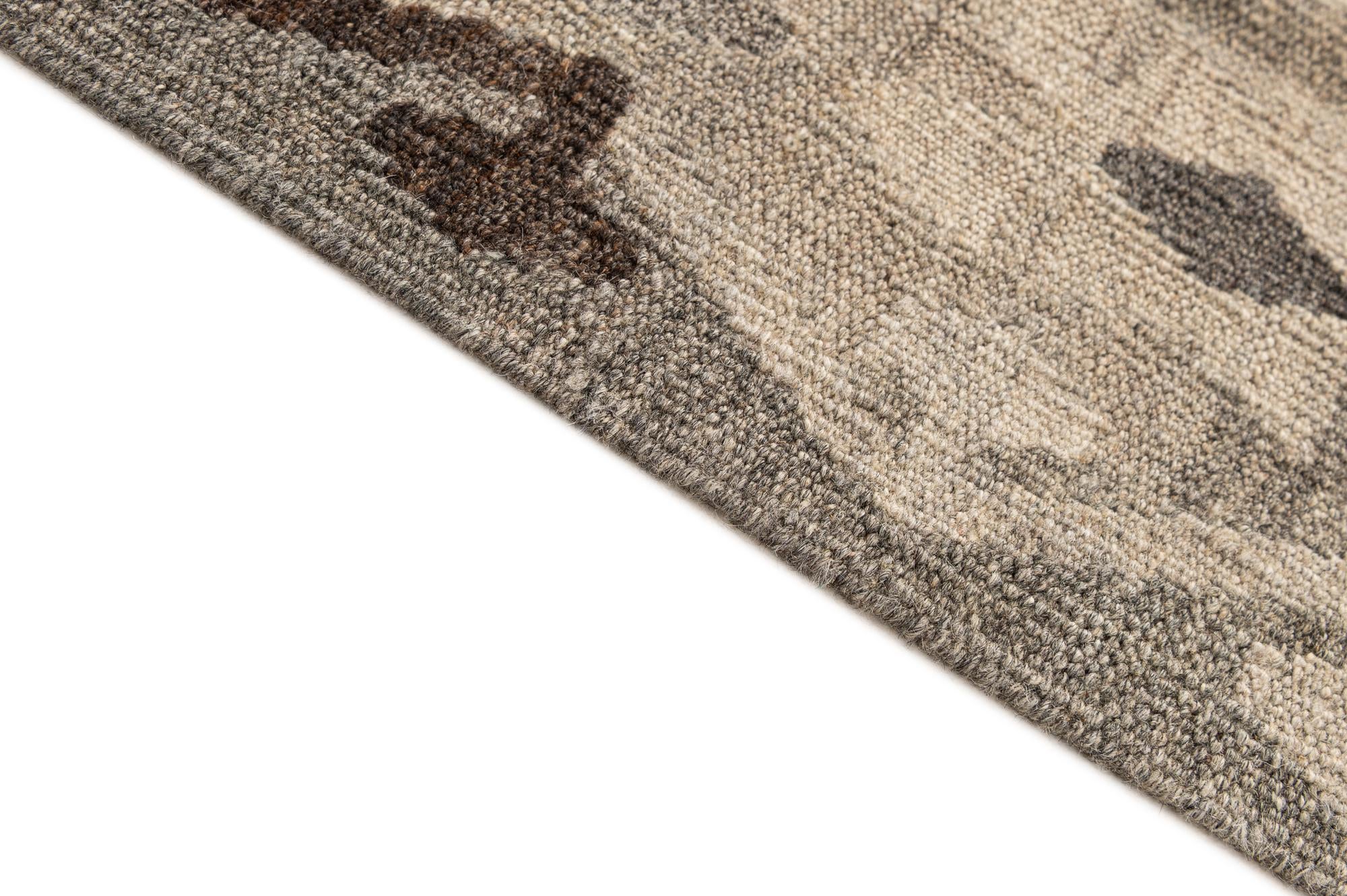5' 9 x 7' 11 Hand Woven Kilim Maymana Wool Rug