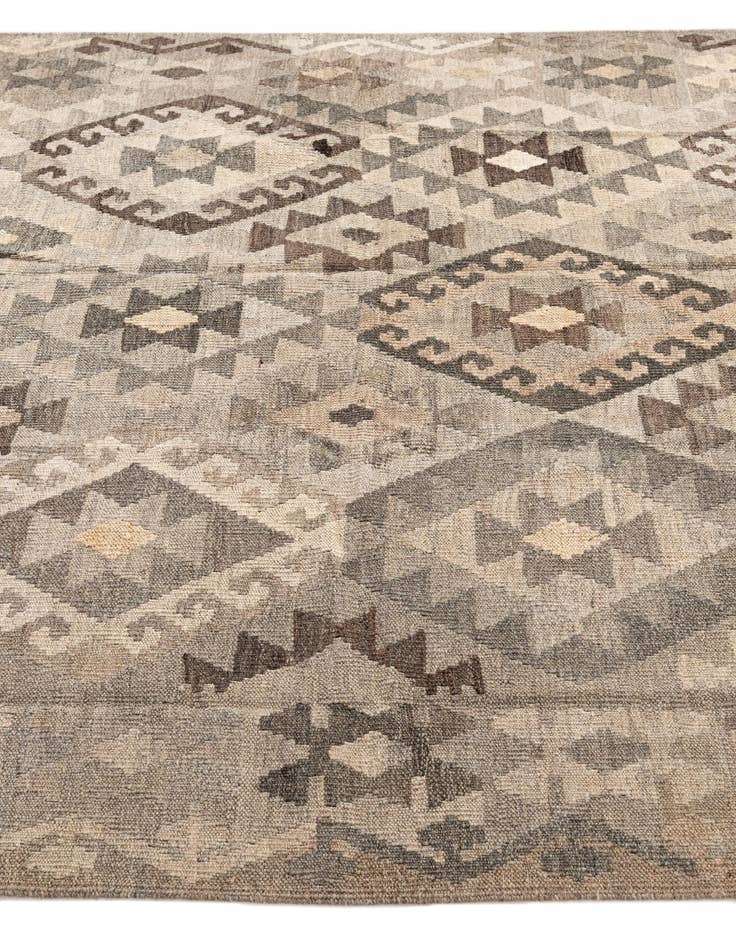 Detail image of 5' 7 x 7' 10  Hand Woven Kilim Maymana Wool Rug