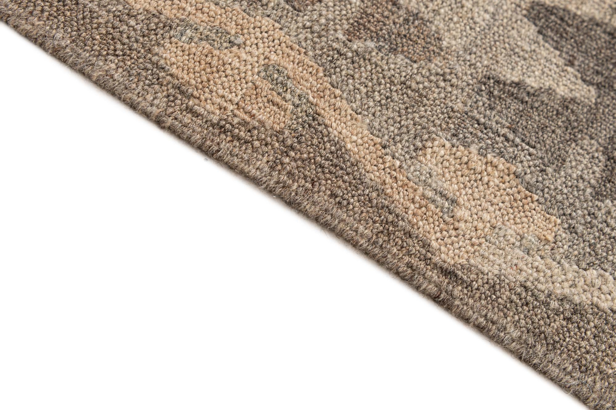 5' 9 x 7' 11 Hand Woven Kilim Maymana Wool Rug