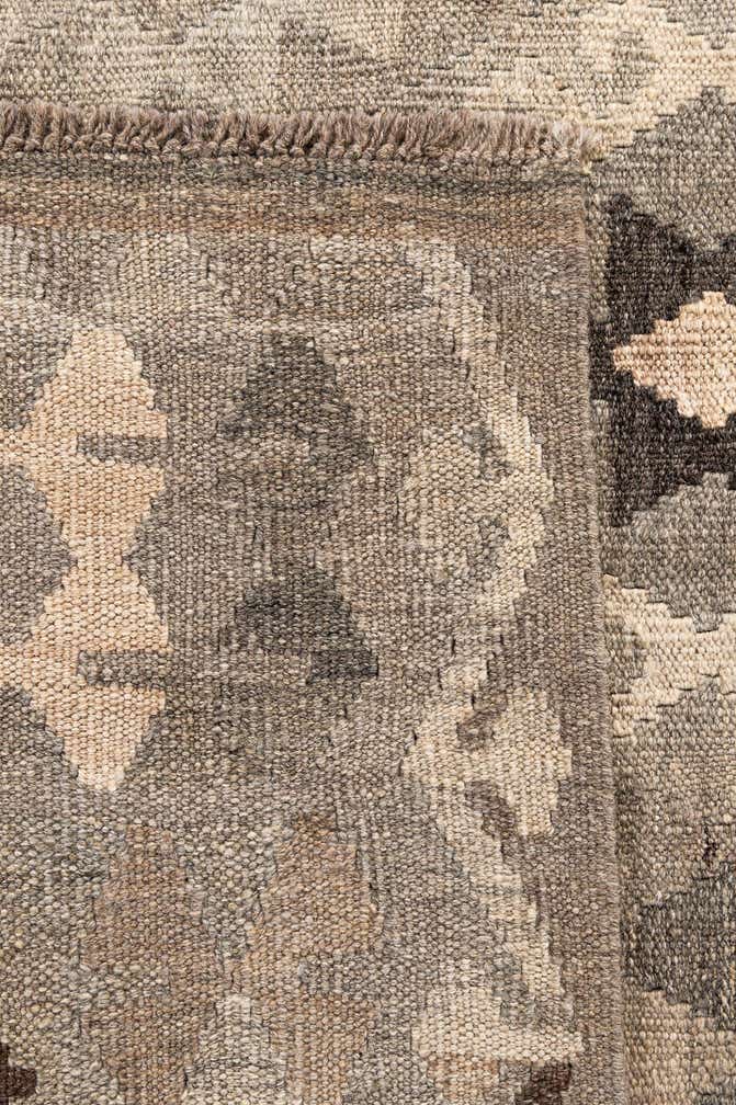 5' 9 x 7' 11 Hand Woven Kilim Maymana Wool Rug
