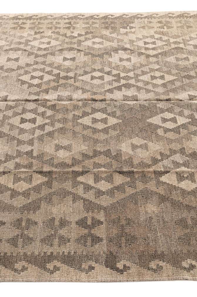 5' 8 x 7' 11 Hand Woven Kilim Maymana Wool Rug