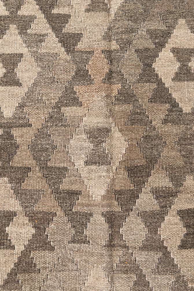 5' 8 x 7' 11 Hand Woven Kilim Maymana Wool Rug