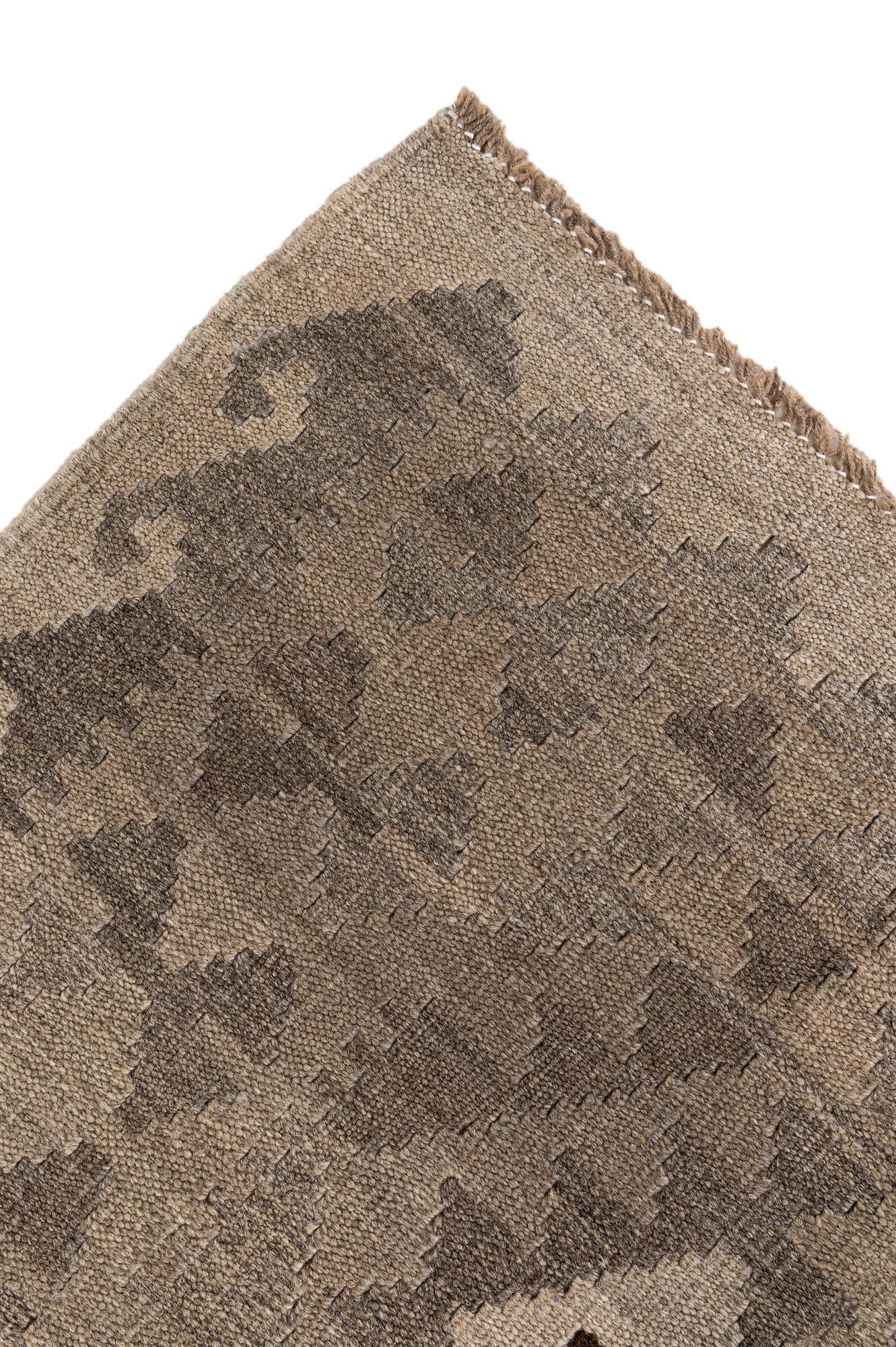 5' 8 x 7' 11 Hand Woven Kilim Maymana Wool Rug