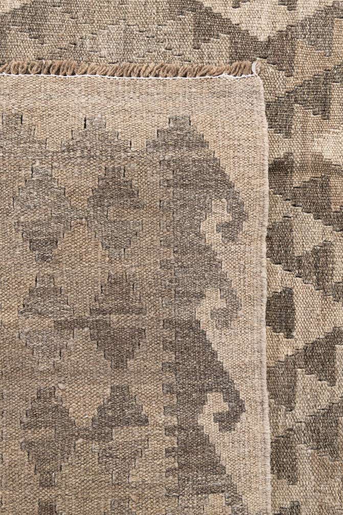5' 8 x 7' 11 Hand Woven Kilim Maymana Wool Rug