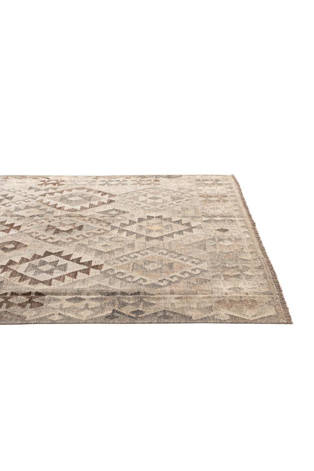 Detail image of 5' 9 x 7' 11 Hand Woven Kilim Maymana Wool Rug