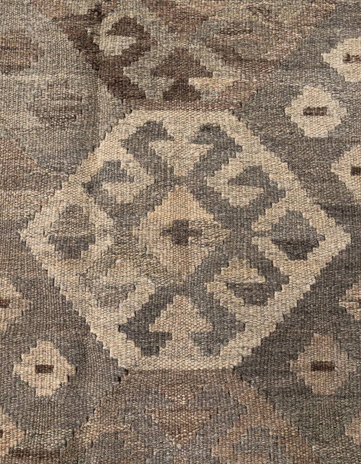 Detail image of 5' 10 x 8'  Hand Woven Kilim Maymana Wool Rug