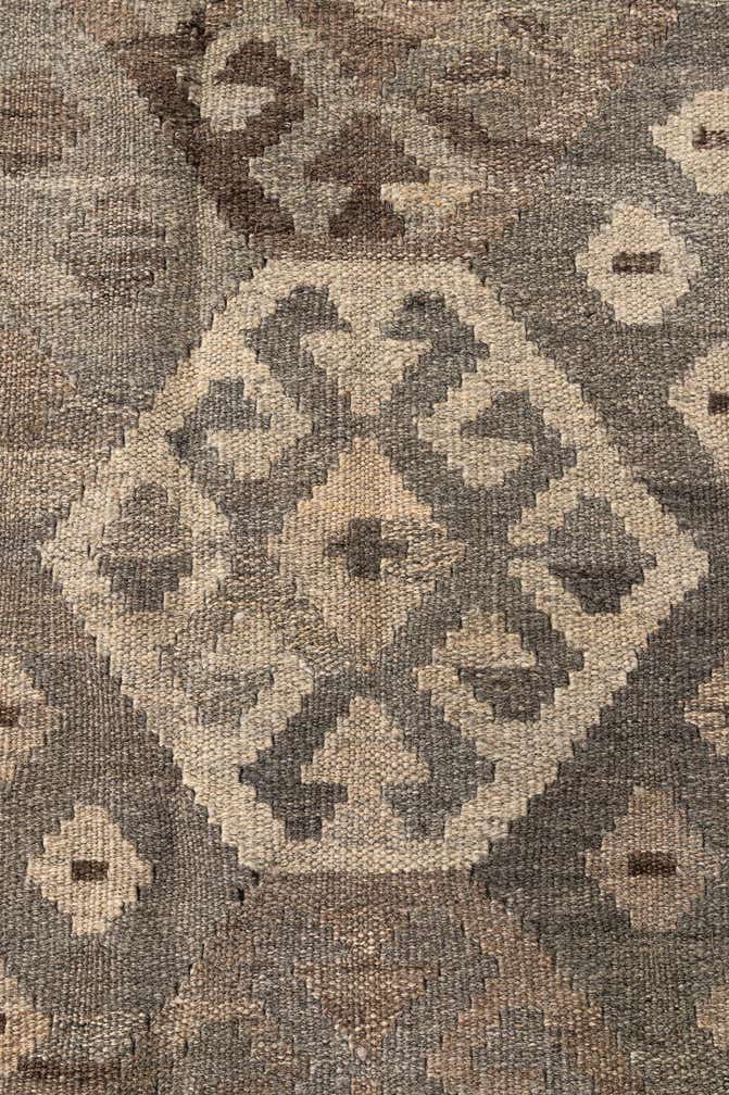 5' 10 x 8' Hand Woven Kilim Maymana Wool Rug