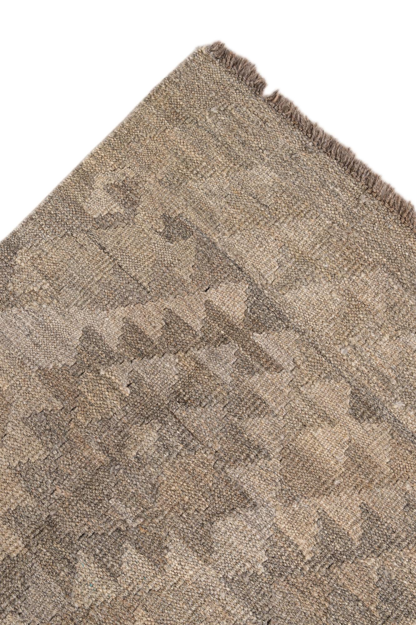 5' 7 x 7' 10 Hand Woven Kilim Maymana Wool Rug