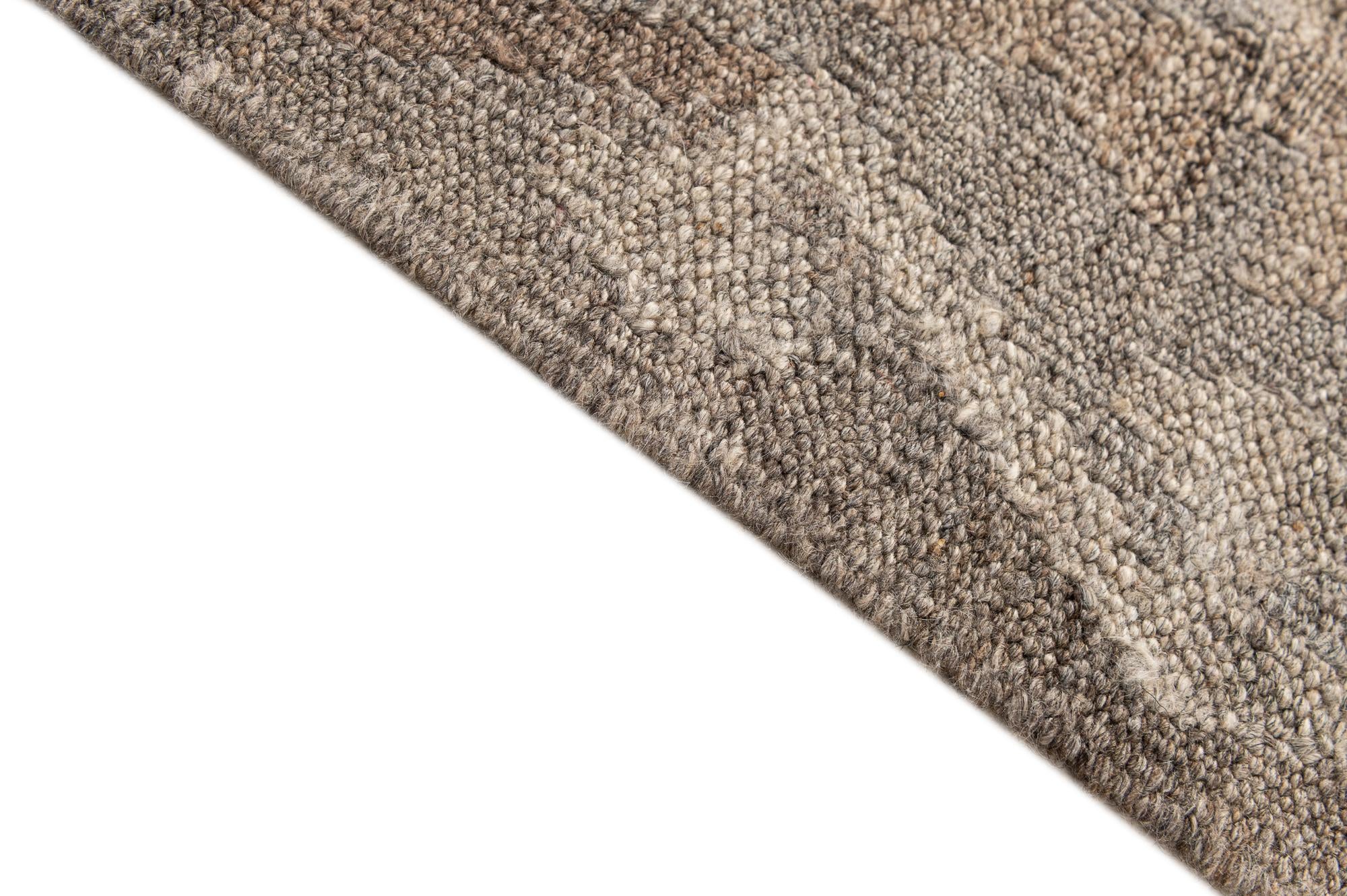 5' 9 x 7' 11 Hand Woven Kilim Maymana Wool Rug