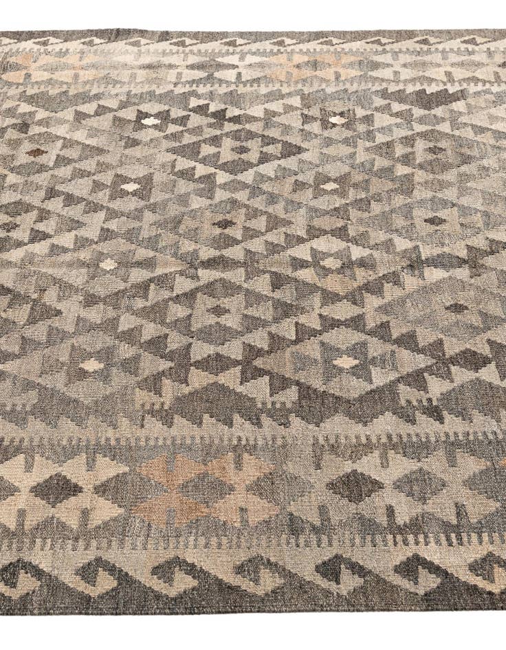 Detail image of 5' 8 x 8' 1  Hand Woven Kilim Maymana Wool Rug