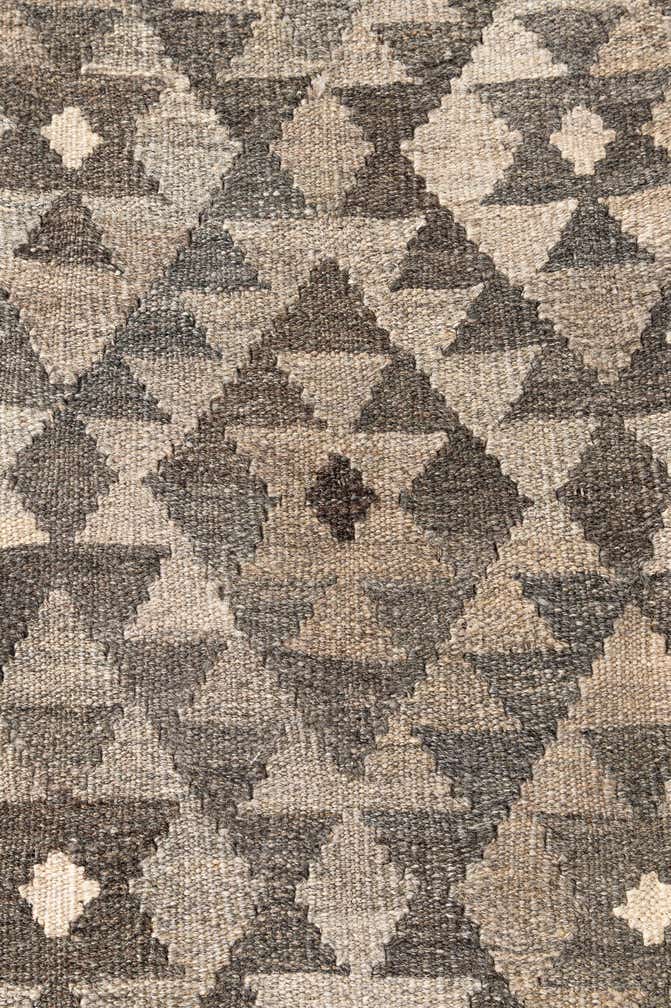 5' 8 x 8' 1 Hand Woven Kilim Maymana Wool Rug