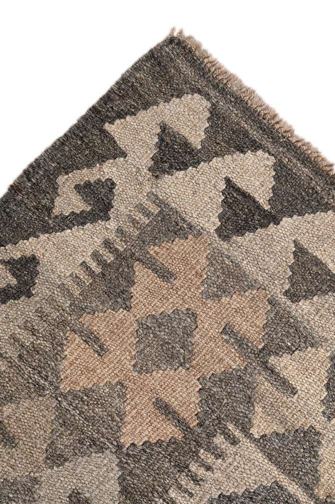 5' 8 x 8' 1 Hand Woven Kilim Maymana Wool Rug